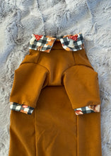 Charger l'image dans la galerie, Chandail long col chemise - Plaid écureuil &amp; caramel