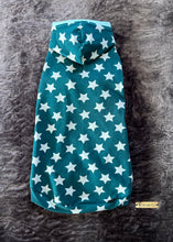Charger l'image dans la galerie, Chandail long à capuche -  Étoiles Teal