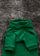 Charger l'image dans la galerie, Chandail  long à capuche - Vert foncé