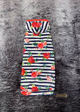 Charger l'image dans la galerie, Camisole capuche - Rayé fleuri