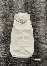 Charger l'image dans la galerie, Chandail  long à capuche - Light gray &amp; Love