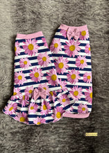 Charger l'image dans la galerie, Camisole - Rayé fleurs mauves