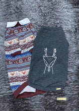 Charger l'image dans la galerie, Chandail manches longues RUFFLES - Deer sur fond gris