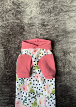 Charger l'image dans la galerie, Chandail  long à capuche - Fleuri dots