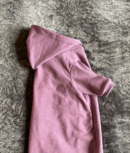 Charger l'image dans la galerie, Chandail  long à capuche - Rose mauve &amp; rayé