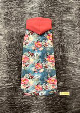 Charger l'image dans la galerie, Camisole capuche - Bouquets fleuris bleus