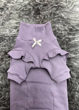 Charger l'image dans la galerie, Chandail manches longues RUFFLES - Rib de coton lavende