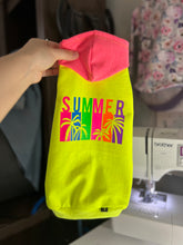 Charger l'image dans la galerie, Hoodie manches longues  - NÉON Jaune &amp; rose SUMMER
